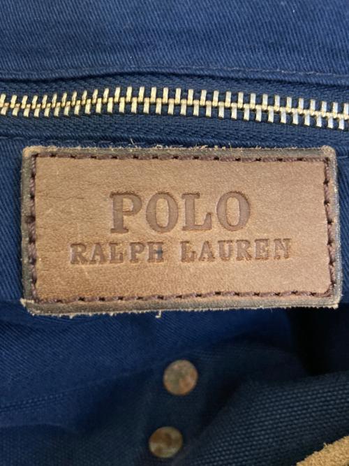 POLO RALPH LAUREN（ポロ・ラルフローレン）POLO RALPH LAUREN (ポロ・ラルフローレン) キャンバスリュック ブルーの古着・服飾アイテム