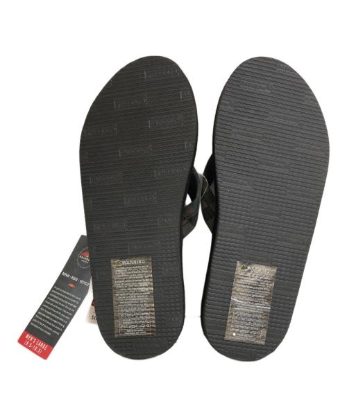 RAINBOW SANDALS（レインボーサンダル）RAINBOW SANDALS (レインボーサンダル) Ron Herman (ロンハーマン) 別注シングルレイヤー チェック サンダル ブラウン サイズ:UK9.5 未使用品の古着・服飾アイテム