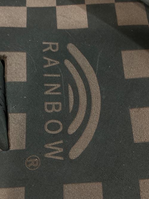 RAINBOW SANDALS（レインボーサンダル）RAINBOW SANDALS (レインボーサンダル) Ron Herman (ロンハーマン) 別注シングルレイヤー チェック サンダル ブラウン サイズ:UK9.5 未使用品の古着・服飾アイテム