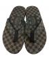中古・古着 RAINBOW SANDALS (レインボーサンダル) Ron Herman (ロンハーマン) 別注シングルレイヤー チェック サンダル ブラウン サイズ:UK9.5 未使用品：18000円