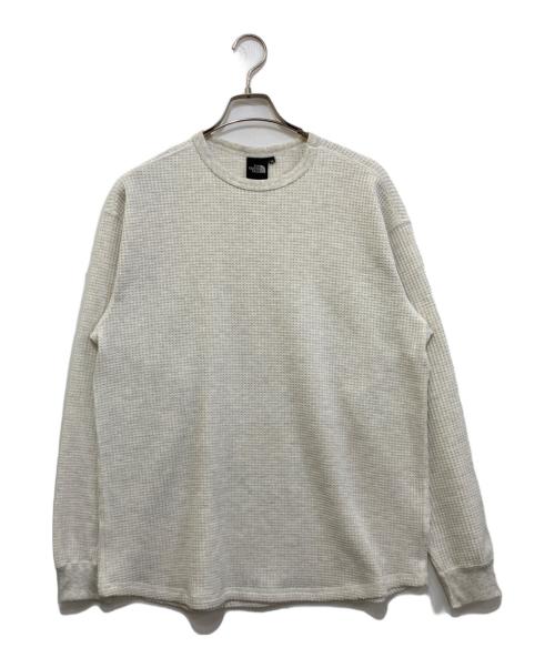 THE NORTH FACE（ザ ノース フェイス）THE NORTH FACE (ザ ノース フェイス) L/S Warm Waffle Crew NT62436 ホワイト サイズ:XLの古着・服飾アイテム