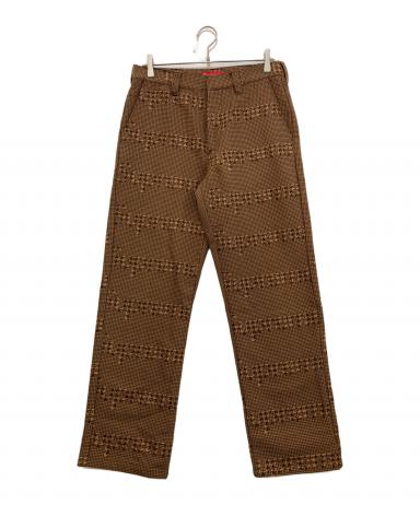 中古・古着通販】SUPREME (シュプリーム) Houndstooth Logos Work Pant