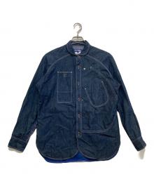 COMME des GARCONS JUNYA WATANABE MAN（コム デ ギャルソン ジュンヤ ワタナベ マン）の古着「切替シャツ　WA-B015」｜ネイビー