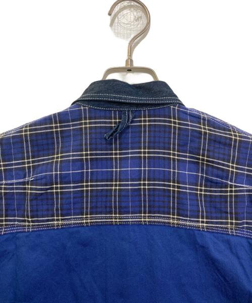 COMME des GARCONS JUNYA WATANABE MAN（コム デ ギャルソン ジュンヤ ワタナベ マン）COMME des GARCONS JUNYA WATANABE MAN (コム デ ギャルソン ジュンヤ ワタナベ マン) 切替シャツ　WA-B015 ネイビー サイズ:Sの古着・服飾アイテム