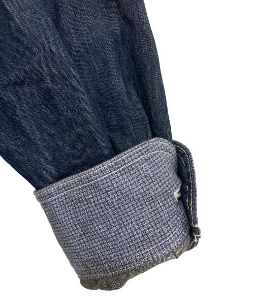 COMME des GARCONS JUNYA WATANABE MAN（コム デ ギャルソン ジュンヤ ワタナベ マン）COMME des GARCONS JUNYA WATANABE MAN (コム デ ギャルソン ジュンヤ ワタナベ マン) 切替シャツ　WA-B015 ネイビー サイズ:Sの古着・服飾アイテム