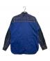 COMME des GARCONS JUNYA WATANABE MAN (コム デ ギャルソン ジュンヤ ワタナベ マン) 切替シャツ　WA-B015 ネイビー サイズ:S：13000円