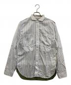 COMME des GARCONS JUNYA WATANABE MANコム デ ギャルソン ジュンヤ ワタナベ マン）の古着「切替シャツ」｜ホワイト×カーキ