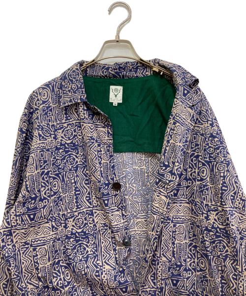 South2 West8（サウスツー ウエストエイト）South2 West8 (サウスツー ウエストエイト) Pen Jacket ベージュ×ネイビー サイズ:Mの古着・服飾アイテム