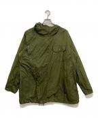 Engineered Garmentsエンジニアド ガーメンツ）の古着「SONOR SHIRT JACKET NYLON MICRO RIPSTPO」｜カーキ