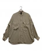 DAIWA PIER39ダイワ ピア39）の古着「Tech Bombay Safari Shirts　BE-80022」｜ベージュ