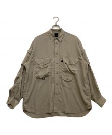 DAIWA PIER39（ダイワ ピア39）の古着「Tech Bombay Safari Shirts　BE-80022」｜ベージュ