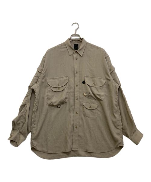 DAIWA PIER39（ダイワ ピア39）DAIWA PIER39 (ダイワ ピア39) Tech Bombay Safari Shirts　BE-80022 ベージュ サイズ:Mの古着・服飾アイテム
