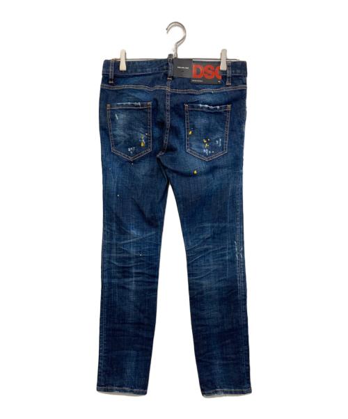 DSQUARED2（ディースクエアード）DSQUARED2 (ディースクエアード) デニムパンツ S72LB0308 S30342 インディゴ サイズ:36 未使用品の古着・服飾アイテム