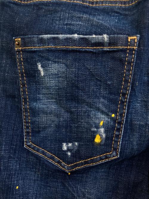 DSQUARED2（ディースクエアード）DSQUARED2 (ディースクエアード) デニムパンツ S72LB0308 S30342 インディゴ サイズ:36 未使用品の古着・服飾アイテム