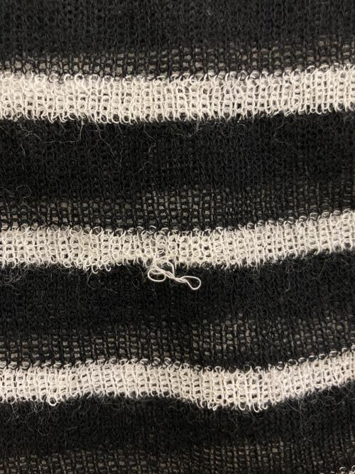 Christian Dior（クリスチャン ディオール）Christian Dior (クリスチャン ディオール) Ribbed Wool Knit Mariniere Tank Top　444T06AM228 ホワイト×ブラック サイズ:34の古着・服飾アイテム
