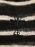 中古・古着 Christian Dior (クリスチャン ディオール) Ribbed Wool Knit Mariniere Tank Top　444T06AM228 ホワイト×ブラック サイズ:34：20000円