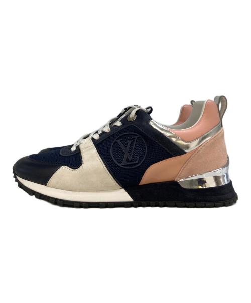 LOUIS VUITTON（ルイ ヴィトン）LOUIS VUITTON (ルイ ヴィトン) ローカットスニーカー  CL0158 ネイビー サイズ:38 1/2の古着・服飾アイテム