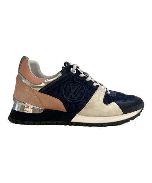 LOUIS VUITTON（ルイ ヴィトン）LOUIS VUITTON (ルイ ヴィトン) ローカットスニーカー  CL0158 ネイビー サイズ:38 1/2の古着・服飾アイテム