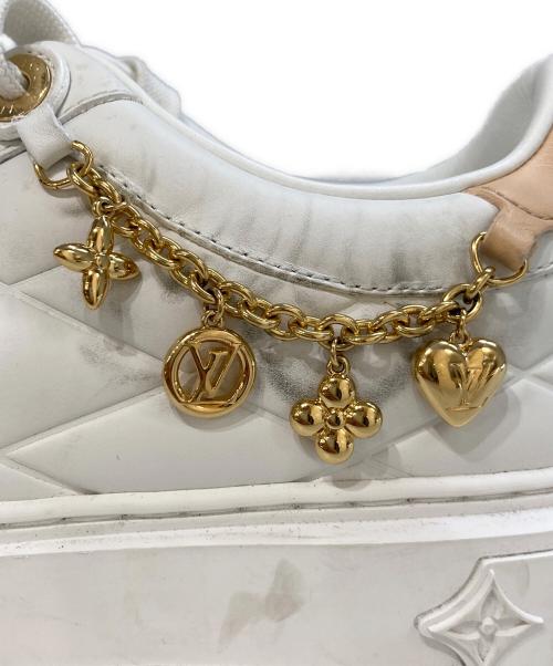 LOUIS VUITTON（ルイ ヴィトン）LOUIS VUITTON (ルイ ヴィトン) チェーンタイムアウトスニーカー　MS0244 ホワイト サイズ:38の古着・服飾アイテム