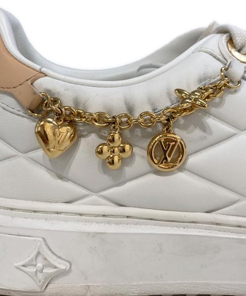 LOUIS VUITTON（ルイ ヴィトン）LOUIS VUITTON (ルイ ヴィトン) チェーンタイムアウトスニーカー　MS0244 ホワイト サイズ:38の古着・服飾アイテム