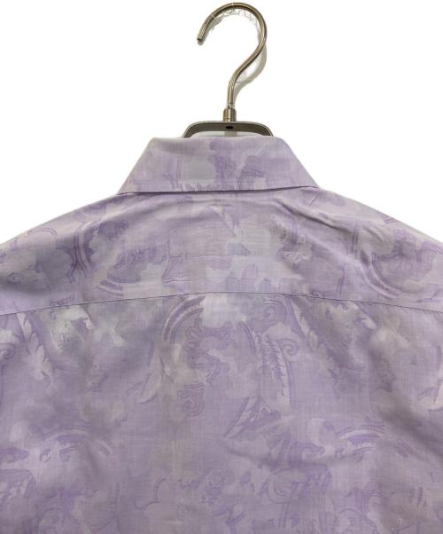 ETRO（エトロ）ETRO (エトロ) ジャガードペイズリー柄シャツ　131-11451-2006 パープル サイズ:40の古着・服飾アイテム
