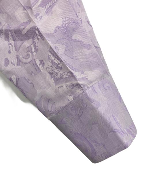 ETRO（エトロ）ETRO (エトロ) ジャガードペイズリー柄シャツ　131-11451-2006 パープル サイズ:40の古着・服飾アイテム