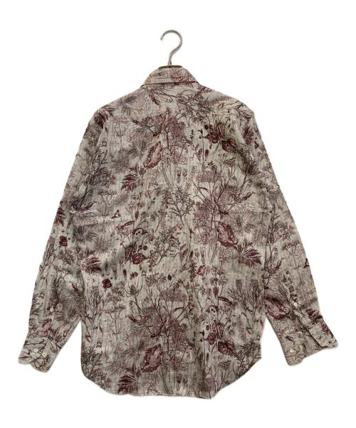 ETRO（エトロ）ETRO (エトロ) 花柄ボタンダウンシャツ ホワイト サイズ:39の古着・服飾アイテム