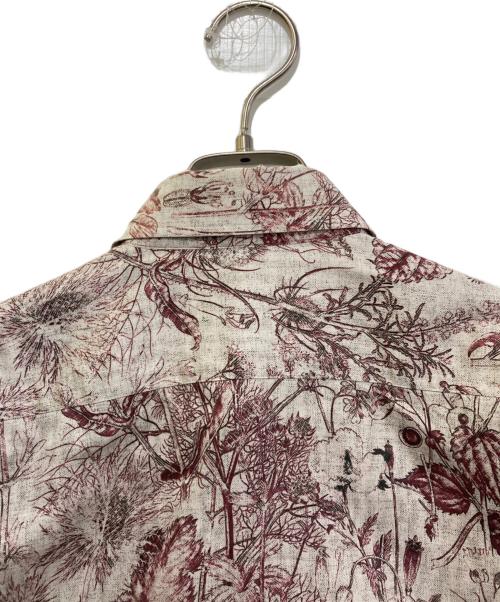 ETRO（エトロ）ETRO (エトロ) 花柄ボタンダウンシャツ ホワイト サイズ:39の古着・服飾アイテム