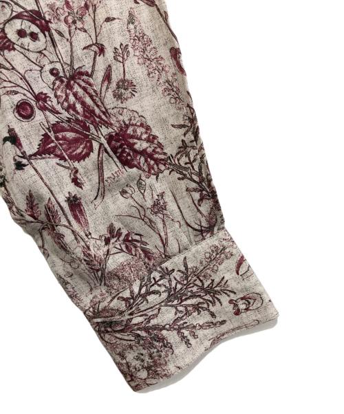 ETRO（エトロ）ETRO (エトロ) 花柄ボタンダウンシャツ ホワイト サイズ:39の古着・服飾アイテム