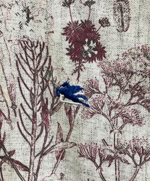 ETRO（エトロ）ETRO (エトロ) 花柄ボタンダウンシャツ ホワイト サイズ:39の古着・服飾アイテム