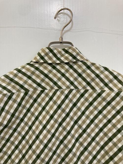 ETRO（エトロ）ETRO (エトロ) ボタンダウンチェックシャツ グリーン サイズ:40の古着・服飾アイテム