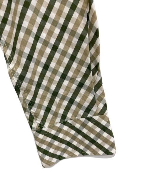 ETRO（エトロ）ETRO (エトロ) ボタンダウンチェックシャツ グリーン サイズ:40の古着・服飾アイテム