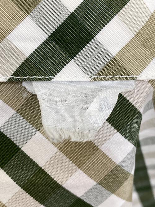 ETRO（エトロ）ETRO (エトロ) ボタンダウンチェックシャツ グリーン サイズ:40の古着・服飾アイテム