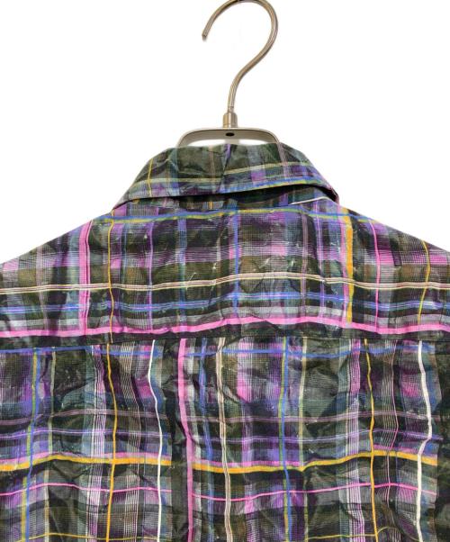 ETRO（エトロ）ETRO (エトロ) チェックシャツ パープル サイズ:Mの古着・服飾アイテム