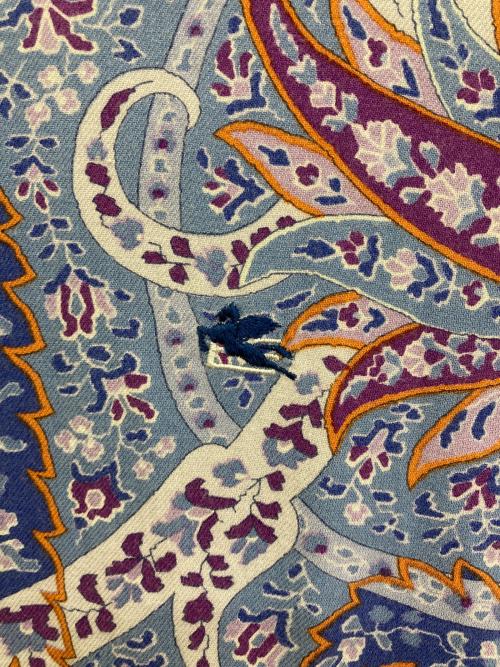 ETRO（エトロ）ETRO (エトロ) ボタンダウンシャツ ブルー サイズ:40の古着・服飾アイテム