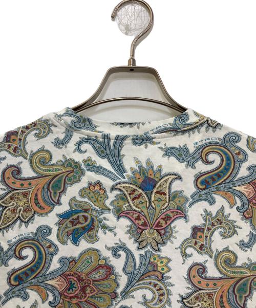 ETRO（エトロ）ETRO (エトロ) ペイズリー柄Tシャツ　251-MRMA0002-AK584 ホワイト サイズ:Sの古着・服飾アイテム