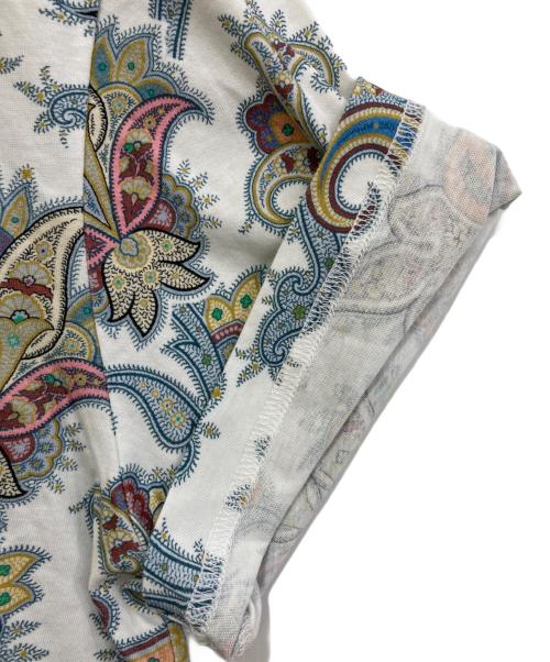 ETRO（エトロ）ETRO (エトロ) ペイズリー柄Tシャツ　251-MRMA0002-AK584 ホワイト サイズ:Sの古着・服飾アイテム