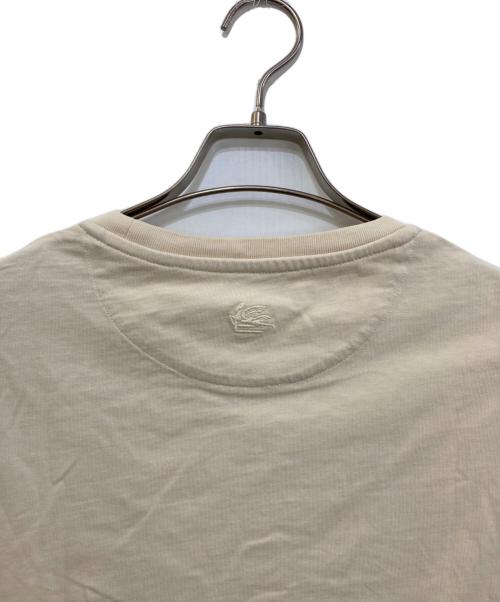 ETRO（エトロ）ETRO (エトロ) 花柄プリントTシャツ　251-MRMA0004-AK598 ベージュ サイズ:XSの古着・服飾アイテム