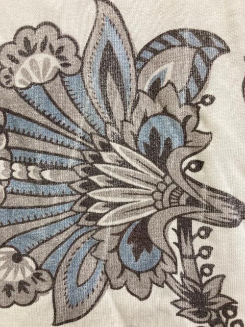 ETRO（エトロ）ETRO (エトロ) 花柄プリントTシャツ　251-MRMA0004-AK598 ベージュ サイズ:XSの古着・服飾アイテム