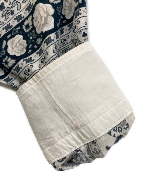 ETRO（エトロ）ETRO (エトロ) 花柄シャツ ホワイトグリーン サイズ:40の古着・服飾アイテム