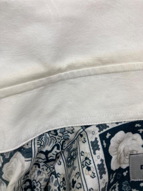 ETRO（エトロ）ETRO (エトロ) 花柄シャツ ホワイトグリーン サイズ:40の古着・服飾アイテム