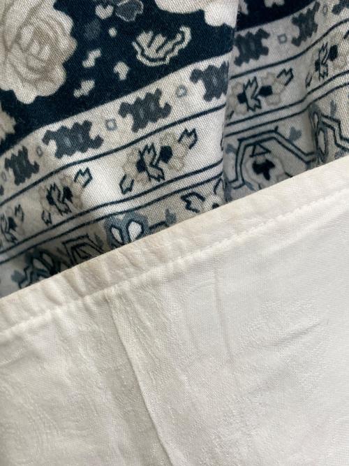 ETRO（エトロ）ETRO (エトロ) 花柄シャツ ホワイトグリーン サイズ:40の古着・服飾アイテム