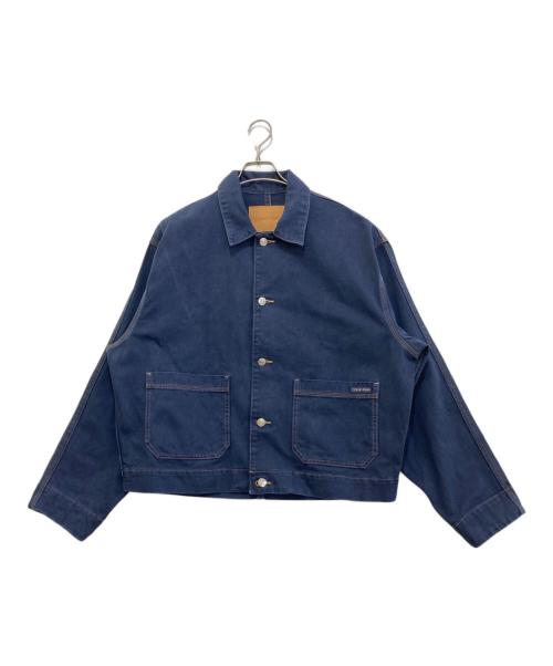 Calvin Klein（カルバンクライン）Calvin Klein (カルバンクライン) デッキジャケット ブルー サイズ:Mの古着・服飾アイテム