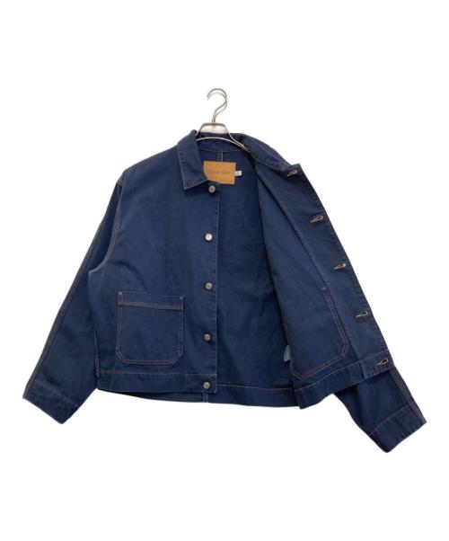 Calvin Klein（カルバンクライン）Calvin Klein (カルバンクライン) デッキジャケット ブルー サイズ:Mの古着・服飾アイテム