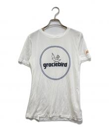 GANNI（ガニー）の古着「PERRIN LYOCELL GRACIEBIRD T-SHIRT」｜ホワイト