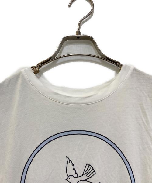 GANNI（ガニー）GANNI (ガニー) PERRIN LYOCELL GRACIEBIRD T-SHIRT ホワイト サイズ:Ｌの古着・服飾アイテム