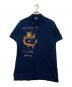 POLO RALPH LAUREN（ポロ・ラルフローレン）の古着「鹿の子ポロシャツ」｜ブルー