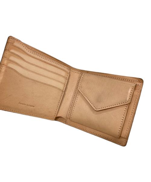 HENDER SCHEME（エンダースキーマ）HENDER SCHEME (エンダースキーマ) half folded wallet ブラックの古着・服飾アイテム
