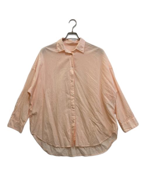 Spick and Span（スピック＆スパン）Spick and Span (スピック＆スパン) ガーメントダイカシュクールシャツ　26050200204010 ピンク サイズ:不明(実寸をご参考下さい)の古着・服飾アイテム