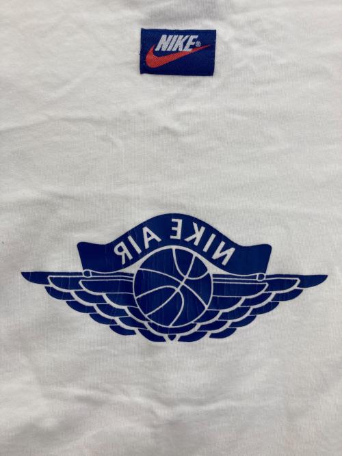 JORDAN BRAND（ジョーダン ブランド）JORDAN BRAND (ジョーダン ブランド) M J RARE AIR WSH 85 SS CREW SAIL/DEEP ROYAL　IB3130-133 ホワイト サイズ:XXLの古着・服飾アイテム